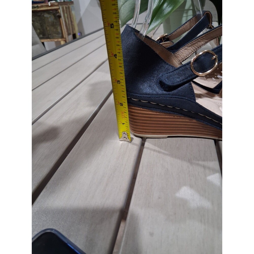 B Comfort Womens Wedge Sandals; Open Toe EU 40 Appr 9US SB6 - Picture 6 of 10